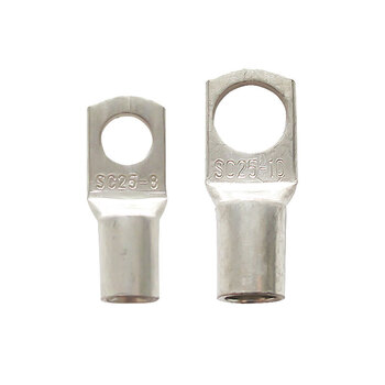 pengyou SC窥口铜线鼻子 SC25-10 铜鼻子 接头 铜线耳 接线端子头 单只价格 国标