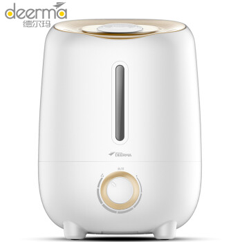 德尔玛（Deerma）加湿器 3L容量迷你 家用静音空气加湿 卧室办公室香薰增湿 母婴适用 DEM-F420(金色)