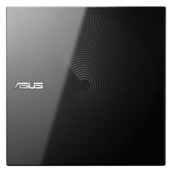 华硕8倍速 USB2.0 外置移动DVD光驱 黑色 无刻录功能 (兼容Win7、Win10和苹果 操作系统/SDR-08B1-U)