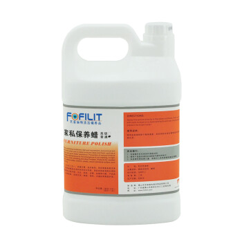 芳菲丽特（FOFILIT）F-124 家私保养蜡 清洁上光二合一 3.8L*4瓶