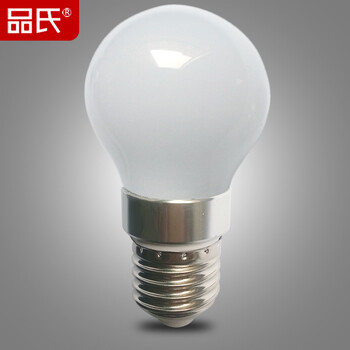 LED灯泡E27螺口led球泡灯3W5W调光节能高亮贴片灯珠光源 奶白5W白