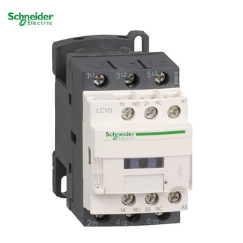 施耐德 TeSys LC1D系列三极交流接触器 9A 线圈电压110V 50/60Hz 货号LC1D09F7C