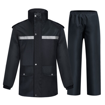 谋福CNMF雨衣劳动防护分体雨衣套装执勤巡逻雨衣可定制LB0019款【3XL(175-180)】8013