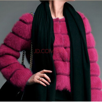 雪米贝奴 2014新款长毛貂绒<em>开衫短款</em>小<em>外套</em> 圆