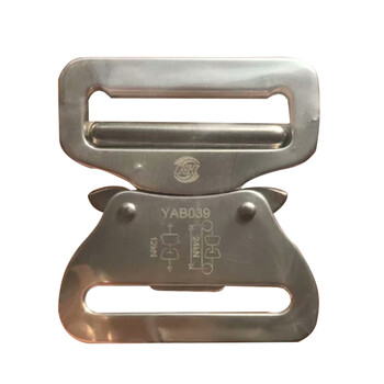 星工（XINGGONG）合金速脱扣挂钩挂扣 安全带配件登山扣不锈钢保险扣 12KN宽45mmYAB039