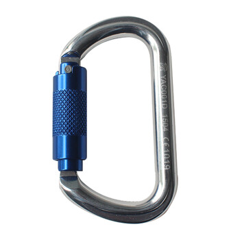 星工（XINGGONG）合金挂钩挂扣环 安全带配件登山扣不锈钢保险扣 25KN开口26mmYAC001D自锁