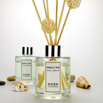 amojoy 无火香薰精油套装 厕所除臭熏香 室内房间香水藤条挥发香薰瓶