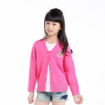 佳佳<em>靓</em> 2014春秋新款女童<em>开衫</em>针织衫毛衣 儿童