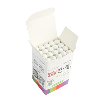谋福 CNMF 9190 工业无尘水溶性粉笔 环保可擦写 黑绿板书（白色20支/盒）