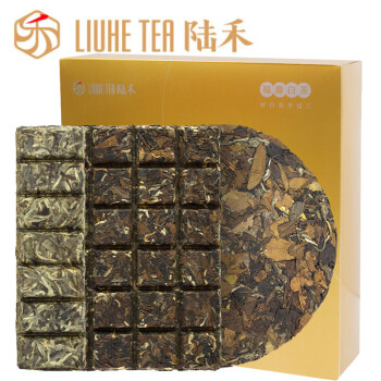 【拼购99元】陆禾 白茶 福鼎白茶 茶叶 老白茶白毫银针白牡丹寿眉 白茶饼 白茶礼盒装 400g