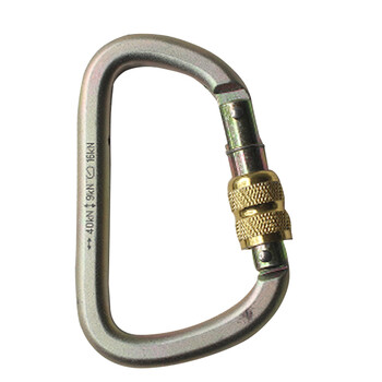 星工（XINGGONG）合金O形环挂钩挂扣 安全带配件登山扣不锈钢保险扣 40KN开口26mmYIC003S