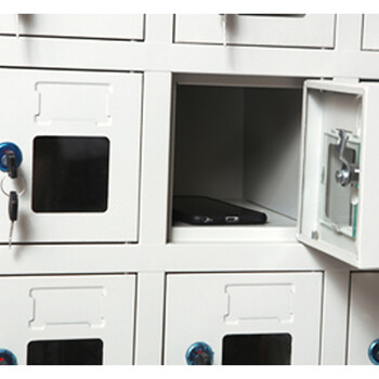 万尊 钢制手机存放柜72门带锁手机保管箱 WZ-SJ-72