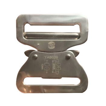 星工（XINGGONG）合金速脱扣挂钩挂扣 安全带配件登山扣不锈钢保险扣 12KN宽45mmYAB039
