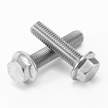 紧商牌GB5789加大六角法兰螺栓304不锈钢螺丝A2-70国标M10系列 M10*40(25支/小盒)