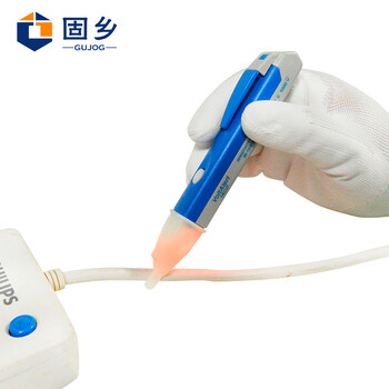 固乡智能感应式电笔 电工测电笔 智能线路检修 检测 非接触式感应验电笔 试电笔 查断点 蓝色 0-900V