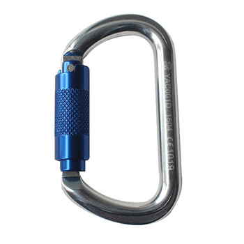 星工（XINGGONG）合金挂钩挂扣环 安全带配件登山扣不锈钢保险扣 25KN开口26mmYAC001D自锁