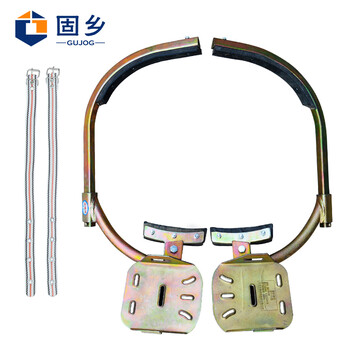 固乡加厚型电工脚扣 无缝钢管电线杆脚扣 路灯杆 爬杆 登杆 10米 12米 15米电信水泥杆【450型 18米杆】