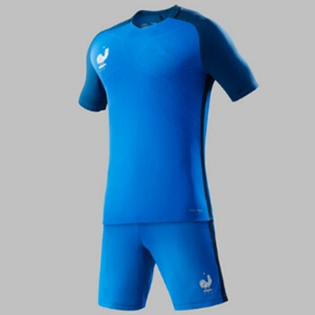 欧洲杯法国队队服16-17主场足球训练服套装短