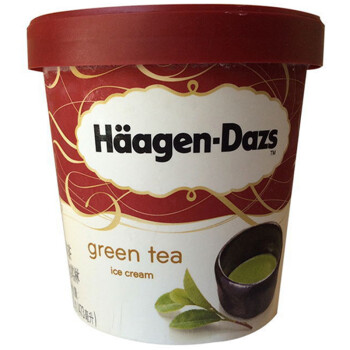 哈根达斯 (Haagen-Dazs) 冰淇淋小杯 81g*1 抹茶口味