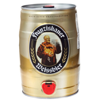 德国进口慕尼黑教士小麦啤酒纯麦啤酒 5l*1桶装 18年3月16日左右到期