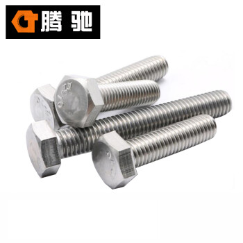 腾驰 CT 304不锈钢外六角螺丝 GB5783 六角头螺栓 M10-1.5*120（30支/盒）