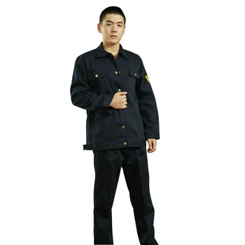 星工（XINGGONG）阻燃防护服 秋冬加厚电焊工作服套装男 劳保服船厂工程服定制 藏青色L码3002-11