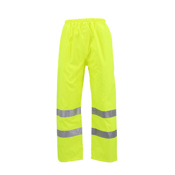 安美尚（ams）UB-001 交通执勤高速路政反光雨衣荧光黄 上下分体套装 XL码 1套 