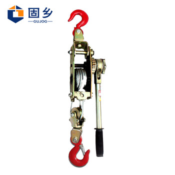 固乡双钩紧线器拉紧器钢丝绳牵引棘轮电力电工拉线收紧工具2吨3吨4吨【4吨】