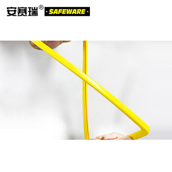 安赛瑞 13396 强磁货架信息标识牌（10个装）黄色 A5 215×160mm 双磁铁 仓库标识牌 货架标签物料标识卡