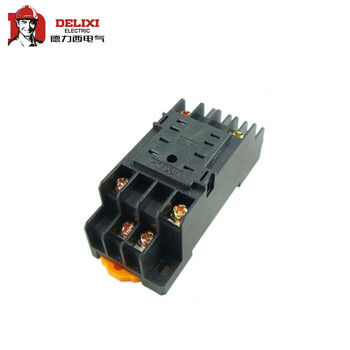 德力西电气 小型继电器 底座；CDZ9-52P 小座