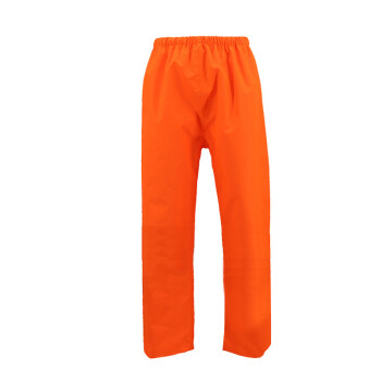 安美尚（ams）UB-024橘红橙色环卫雨衣工作服反光安全服道路公路养护上下分体套装XXXL码1套定做