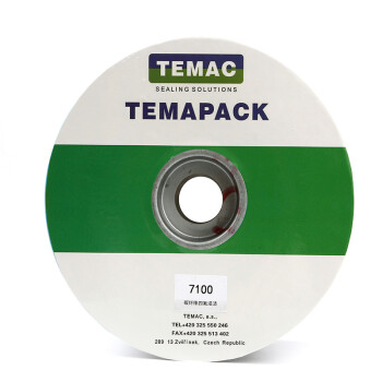 TEMAC/太美7100碳素纤维盘根浸渍四氟乳液 14*14mm 5KG/卷 可定制
