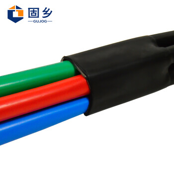 固乡热缩管绝缘套管电工数据线电线缆保护热收缩管修复软护套热朔塑料 4 5 芯【五芯70-120平方线】