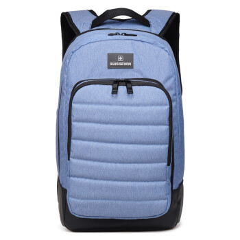 瑞世（SUISSEWIN） 双肩包时尚潮流减压透气休闲时尚电脑包15.6英寸 SNE1624 蓝色