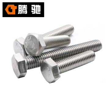 腾驰 CT 304不锈钢外六角螺丝 DIN933六角头螺栓 M24-3.0*160（1支/盒）