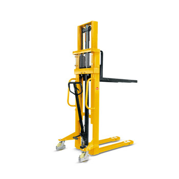 德国亚迈狮 手动液压堆高车 手动堆高车 载重1.0t 提升高度3.0米 SDJ1000-3.0