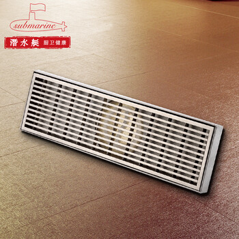 潜水艇地漏防臭大师淋浴区快速排水304不锈钢