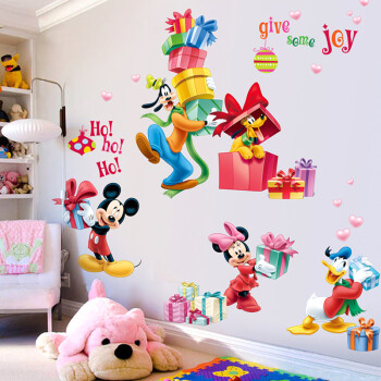 飞彩迪士尼大型墙贴画 卡通儿童房卧室床头幼