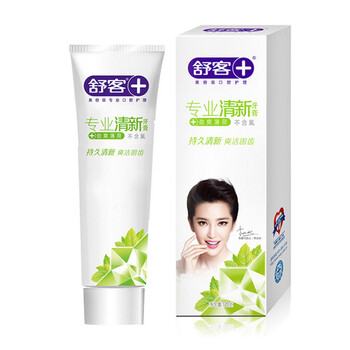 舒客 专业清新牙膏劲爽薄荷120g(新老包装随机发货)