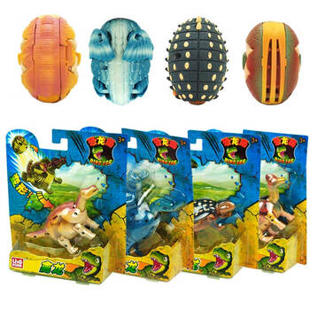 灵动创想恐龙岛变形蛋玩具认识恐龙塑料仿真动