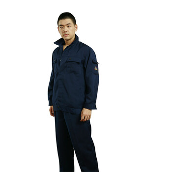 星工（XINGGONG）酸碱类化学品防护服 化工企业工作服定制 深蓝色L码1001-11