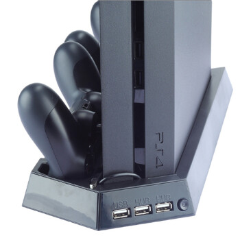 PS4游戏机散热底座 PS4手柄多功能座充 PS4