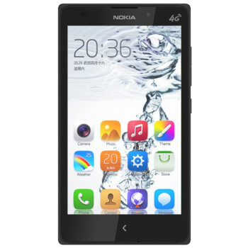 诺基亚(NOKIA) XL 4G (RM-1061) 黑色 移动4G手机