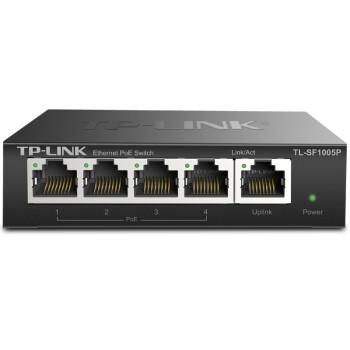 普联（TP-LINK） SF1005P 5口百兆4口POE非网管PoE交换机