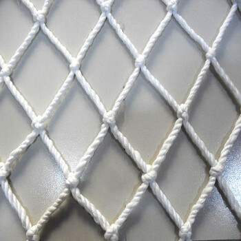 英耐特 集装箱安全防护网20尺40尺高柜防坠网尼龙货柜绳网封车网兜 高柜2.4米*2.6米（5厘米网孔）