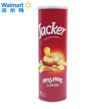 【沃尔玛】JACKER 马来西亚进口 原味薯片 160g
