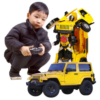 美致变形玩具金刚遥控车 越野漂移电动充电遥