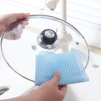 科力邦（Kelibang） 一次性抹布 厨房清洁布断点式洗碗巾无纺布毛巾纸巾50节 颜色随机 5件装 KB2023