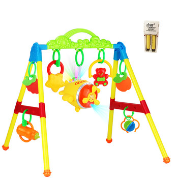 颖贝 婴幼儿健身架玩具 新生儿健身器 婴儿0-1