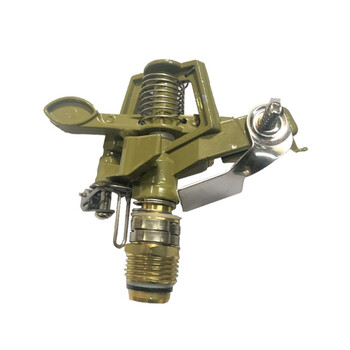 巨成 6分  外径20mm 花园自动旋转喷头 摇臂铜喷头 园艺浇花洒水 可控草坪喷头 2支装 企业定制